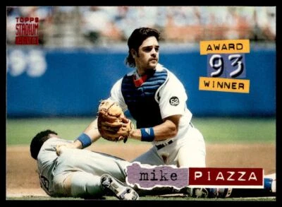 1994 Topps Stadium Club Mike Piazza #140 - Image 1 of 2