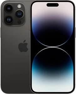 Apple iPhone 14 Pro Max - 128GB - Space Black 100% pojemności z dodatkami - Zdjęcie 1 z 7