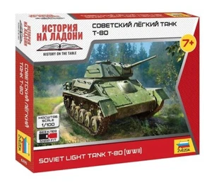 Soviet Light Tank T-80 	6295  Zvezda 1:100 NEW 2024 !! - Picture 1 of 1