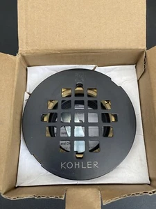Kohler K-22675-BL Duschablauf mit rundem Gitter, schwarz matt - Bild 1 von 3