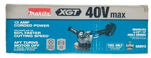 NEU Makita 40V Max XGT bürstenlos kabellos 4-1/2/5 Zoll Winkelschleifer NUR WERKZEUG - Bild 1 von 3