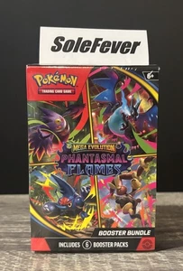 🔥Nuevo y Sellado Pokemon Mega Evolution Phantasmal Flames Booster Paquete Caja - Imagen 1 de 4
