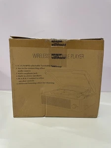 Wireless Turntable Player - Brown - Picture 1 of 2