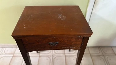 SEARS , ROEBUCK AND CO  Sewing Table Fold Out  Fit Regular Size Machine  VINTAGE - Image 1 of 4