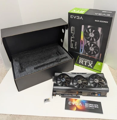 EVGA GeForce RTX 3070 Ti FTW3 ULTRA GAMING 8GB GDDR6X Graphics Card - Image 1 of 4