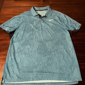 Nike Golf x Tiger Woods Dri-FIT ADV türkis Poloshirt (DH0711-379) Herren Gr. XL - Bild 1 von 10