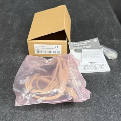 MOTOROLA RLN5883A TWO WIRE COVERT EARPIECE KIT FOR DP3400 DP4400 TWO WAY RADIO - Image 1 of 4