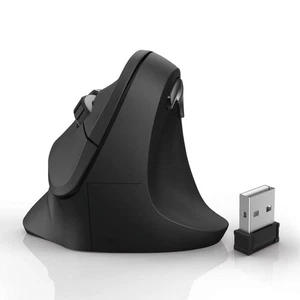 Hama Vertical, Ergonomic "EMW-500" Wireless Mouse, 6 Buttons, black - Picture 1 of 10