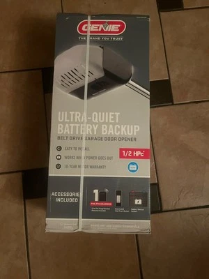 Genie  41126U  Ultra-Quiet Belt Drive Garage Door Opener 1/2 HP. 6597 - Image 1 of 3