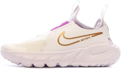 Nike Flex Runner 2 PSV Blanco Metálico Cobre Niños Zapatos Talla 13C DJ6040-101 NUEVO Foto 1 de 4