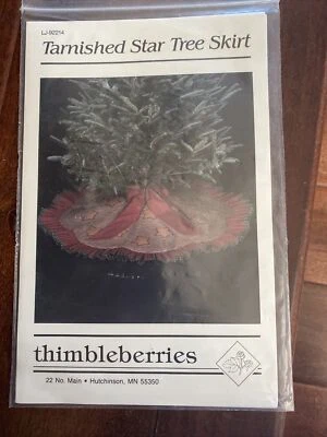 Christmas Treeskirt Pattern tarnished Star Thimbleberries 52" diameter - Image 1 of 2