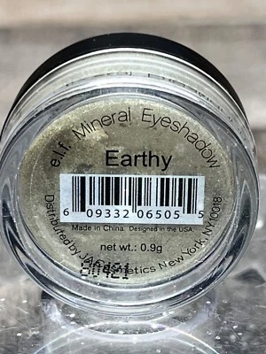 ELF e.l.f. Mineral  Eye Shadow Loose  0.03 oz   EARTHY  - Brand New- SEALED - Image 1 of 3