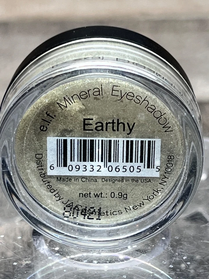 ELF e.l.f. Mineral  Eye Shadow Loose  0.03 oz   EARTHY  - Brand New- SEALED - Image 1 of 3