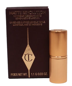 Charlotte Tilbury Lipstick Pillow Talk .03 oz Mini Long Lasting Matte Revolution - Picture 1 of 2