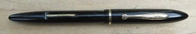 Vintage Sheaffer Large Balance Black Fountain Pen  - FINE 14k nib - Image 1 of 4
