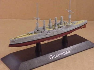 DAKS51 Gneisenau, hundido - Batalla de las Islas Malvinas 1/1250 De Agostini buque de guerra - Imagen 1 de 2