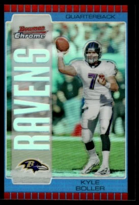 2005 Bowman Chrome Red Refractors Kyle Boller Baltimore Ravens #85 - Image 1 of 2