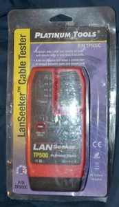 Platinum Tools LanSeeker Network Cable Tester TP500C new - Picture 1 of 2