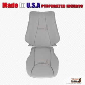 2004 2005 Mercedes Benz S430 S500 S600 Driver Bottom-Top Leather Seat Cover Gray - Bild 1 von 5