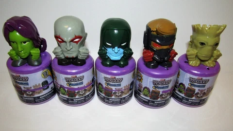 Marvel Guardians of The Galaxy Mashems Lot of (5) Brand new with capsules Cover