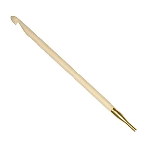 Addi Click Bamboo Crochet Hook Pointed Tips Wax Coated Wood - Picture 1 of 34