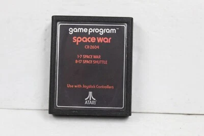Space War CX-2604 (Atari 2600, 1978) Text Label Varient. Cart Only - Image 1 of 2
