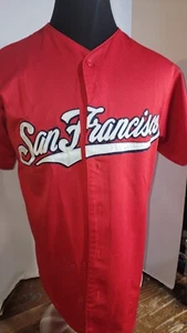 SAN FRANCISCO GIANTS ULTRA RARE ALTERNATE BASEBALL JERSEY LARGE VERY NICE - Picture 1 of 5