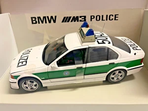 1998 BMW E36 M3 German POLICE POLIZEI Car 1/18 Diecast #20531 - USED UT Models - Bild 1 von 10