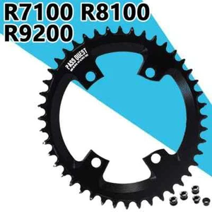 110 BCD 4 Bolts Bicycle Hollow Chainring Road Bike Narrow Wide Oval Chainwheel - Picture 1 of 36