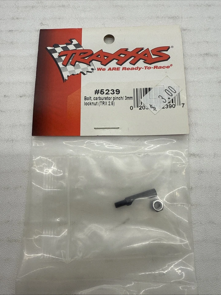 Traxxas 5239 TRX 2.5 Carburetor Pinch Bolt & 3mm Locknut B45 - Image 1 of 1