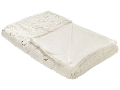 Tagesdecke Marmor-Design beige / gold 150 x 200 cm modern glamourös Godavari - Bild 1 von 4