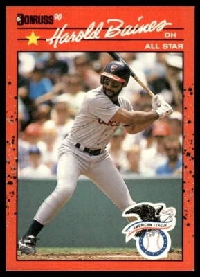 Donruss All-Star ERR 1990 (rendimiento reciente de Grandes Ligas) #660 Harold Baines Foto 1 de 2