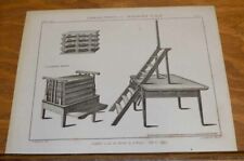 1802 Antique FURNITURE Print///LIBRARY STEPS AND PEMBROKE TABLE