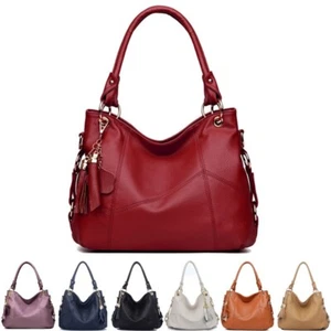 Damentasche Shopper Schultertasche Handtasche Tragetasche Tasche Leder Rucksack - Bild 1 von 17