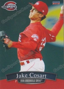 2016 Greenville Drive Jake Cosart RC Rookie Red Sox - Picture 1 of 1
