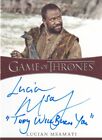 Game Of Thrones Iron Anniversary S2 Inscription Autograph Lucian Msamati  # 8