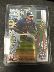 🔥 LUIS ARRAEZ - 2020 TOPPS HOLIDAY SNOWFLAKE CARD #HW32 MINNESOTA TWINS - Picture 1 of 2
