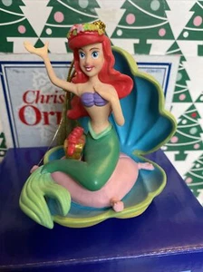 Ariel Little Mermaid Disney Grolier Christmas Pres Edt Ornament NIB- COA - Picture 1 of 12