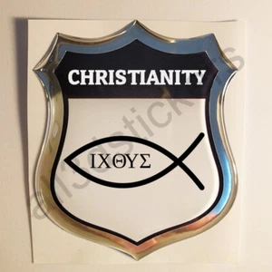 Adesivo Cristianesimo Simboli Religiosi Adesivo Auto Emblema 3D - Foto 1 di 1