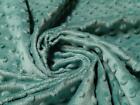 Luxury Supersoft DIMPLE Cuddle Soft Fleece Fabric Material - OLD GREEN