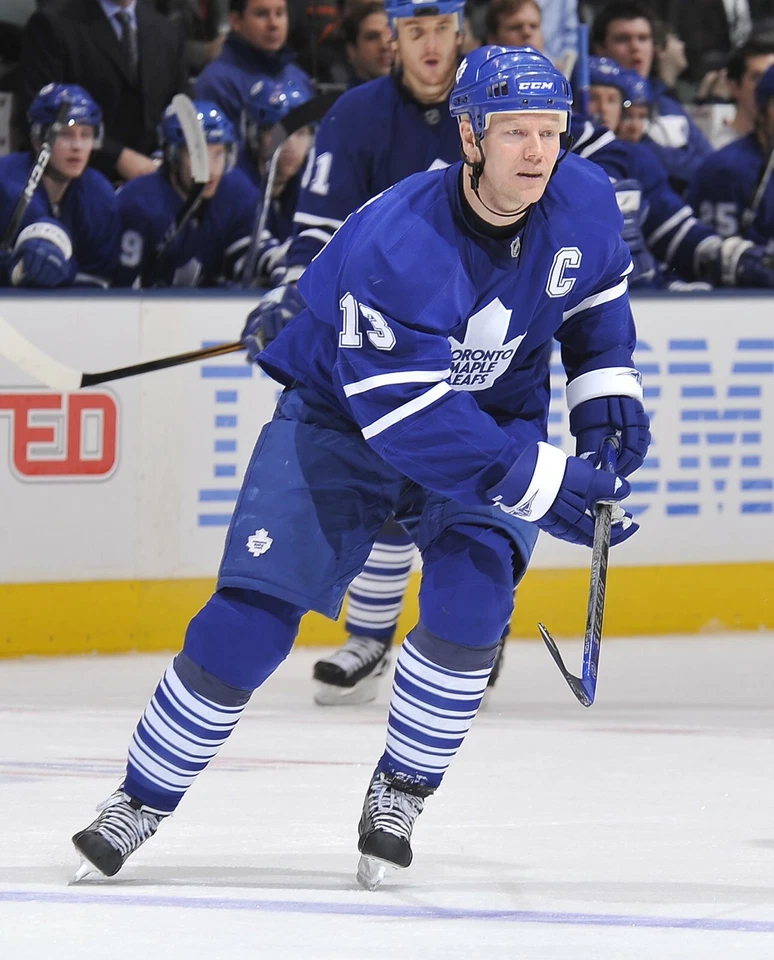 Foto 8x10 Mats Sundin Toronto Maple Leafs SIN FIRMAR Foto 1 de 1
