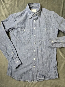 Spier Mackay Shirt Mens Extra Small Handmade Cotton Textured Oxford Button - Picture 1 of 13
