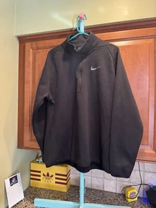 NWT Nike Dri-Fit Men's Therma Quarter Zip Black Size Small - Picture 1 of 9