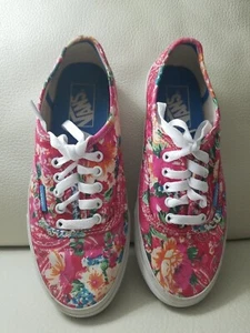 Vans womens size 6 shoes Floral Liberty Art Fabrics Era Pink Flowers Men's 4.5  - Picture 1 of 9