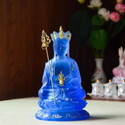 Estatua de Buda Chino Budismo Budismo Tang Sacerdote Ksitigarbha Boddhisattva Foto 1 de 4