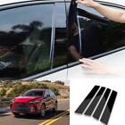 Black Glossy Pc Window Center B-Pillar Cover 4P For Lexus Nx 250 350 350H 22-24