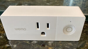 Wemo Mini Smart Plug WiFi Enabled Works w/Alexa Google Assistant & Apple Home