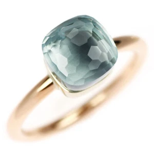 Anillo de topacio azul Pomelato K18PG/K18WG nude petite - Auténtico envío gra... - Imagen 1 de 4