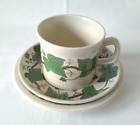 Wedgwood 'Napoleon Ivy' Cup, Saucer & Plate Trio - Oven-To-Table - England