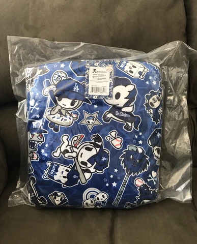Tokidoki x Los Angeles LA Dodgers 60" x 50" Plush Blanket | Brand New Sealed Cover